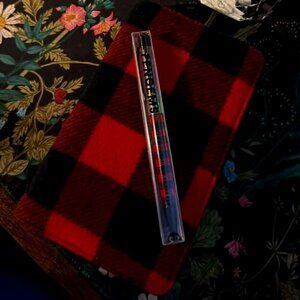 Pengems - pen case & matching pen - red & black - see pics